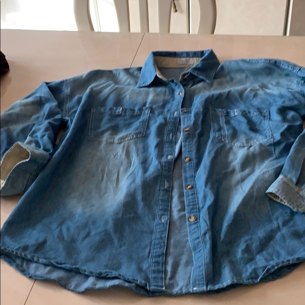 Woman denim shirt